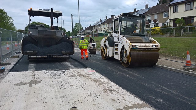 Akers Way first phase repairs